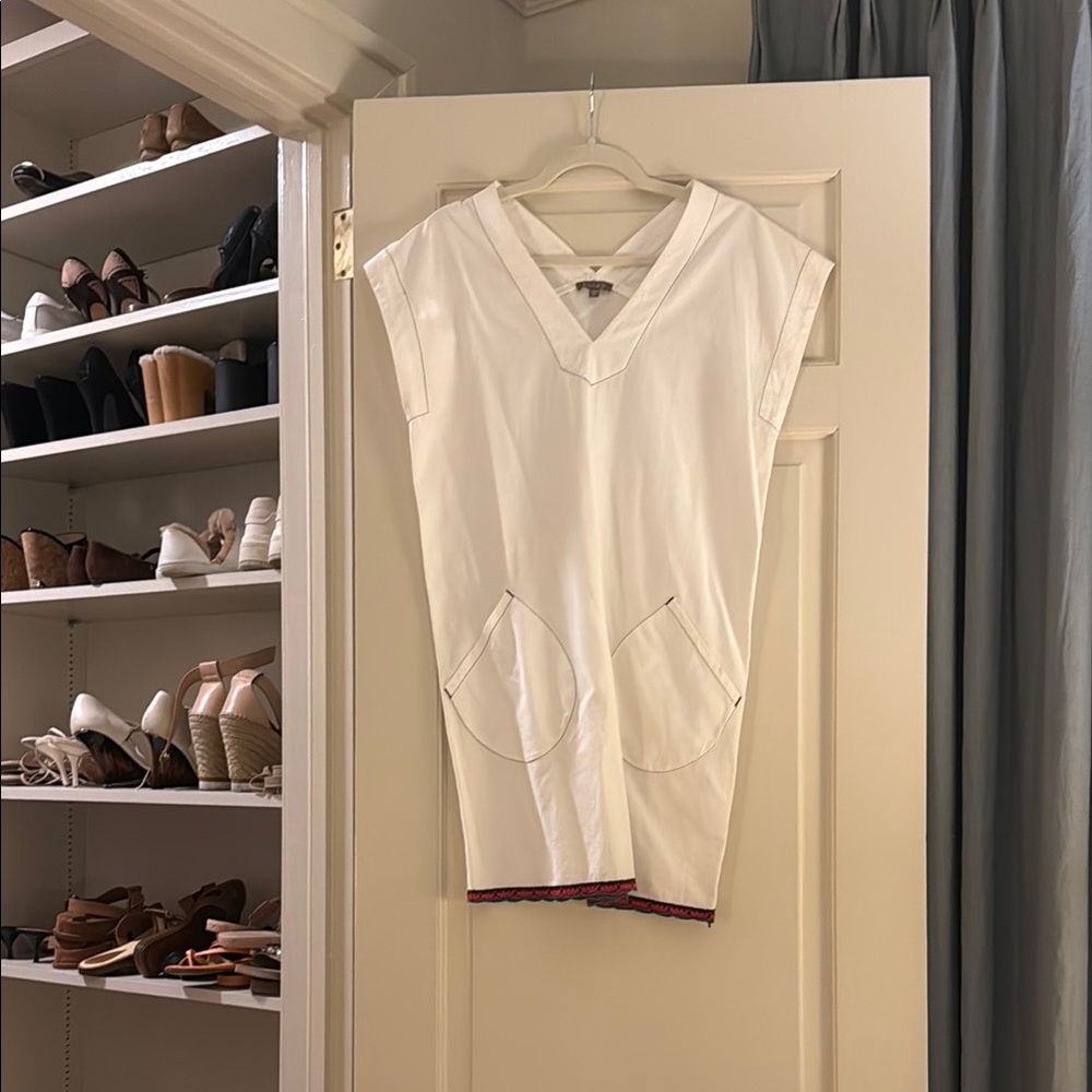 Lilla P Cream Strapless Dress